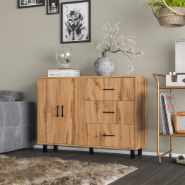 Комод-тумба две дверки и три ящика РВК 123-1204