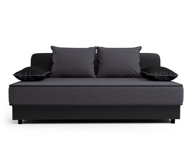 Диваны прямые кухонные, Кушетка Прима, экокожа/рогожка