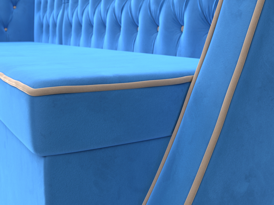 Диваны угловые кухонные, Кухонный угловой диван Лофт левый угол, велюр