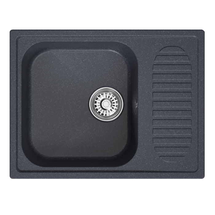 Кухонные мойки, Мойка ML-GM18 с крылом, 640*490*190мм NEW*