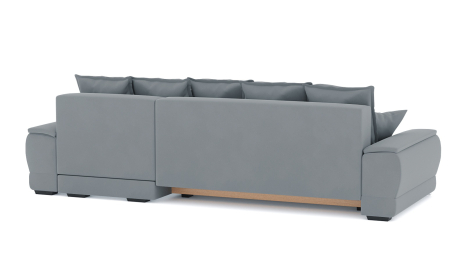 Диван-кровать угловой Нордвикс ПБ, велюр