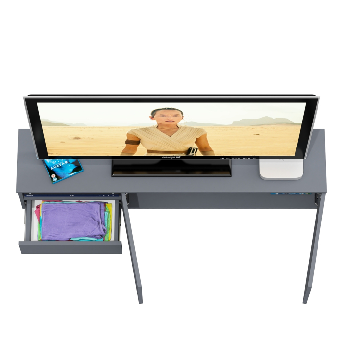 ТВ-тумбы, ТВ-тумба для телевизора подвесная выдвижной ящик и дверки Сити-10