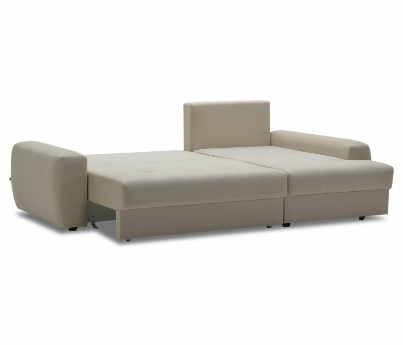 Диваны угловые, Угловой диван Коста, еврокнижка, велюр,  правый угол