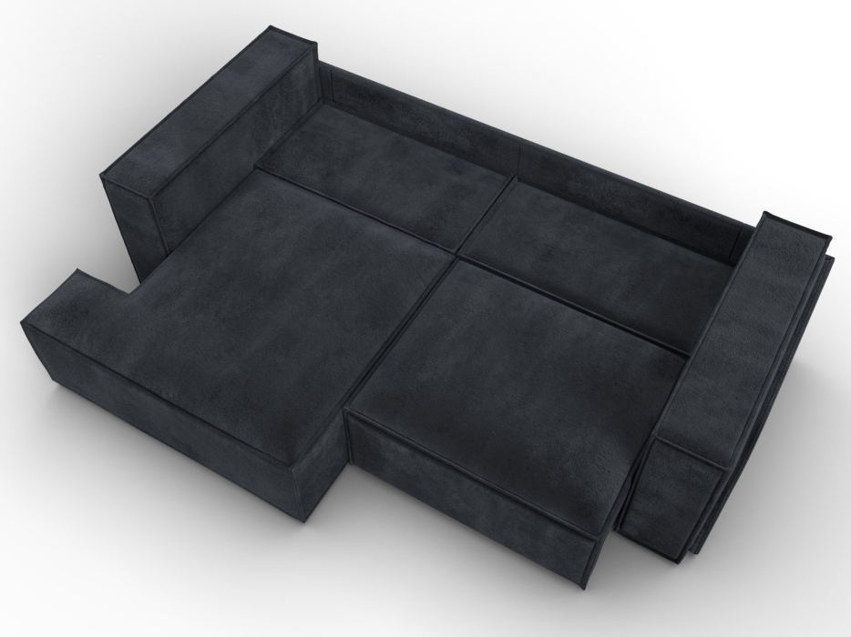 Диваны угловые в гостиную, Диван угловой Лига-061 угол левый, велюр TOWER