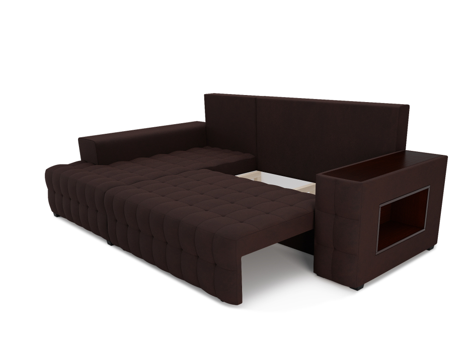 Диваны угловые в гостиную, Диван Мадрид Левый угол (Велюр)