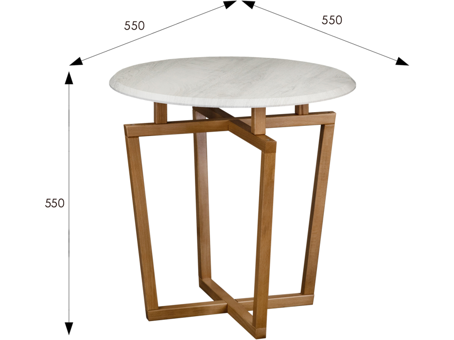 Журнальные столики, Стол журнальный Мебелик Рилле 440