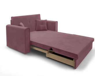 Диван прямой выкатной Санта (Велюр)