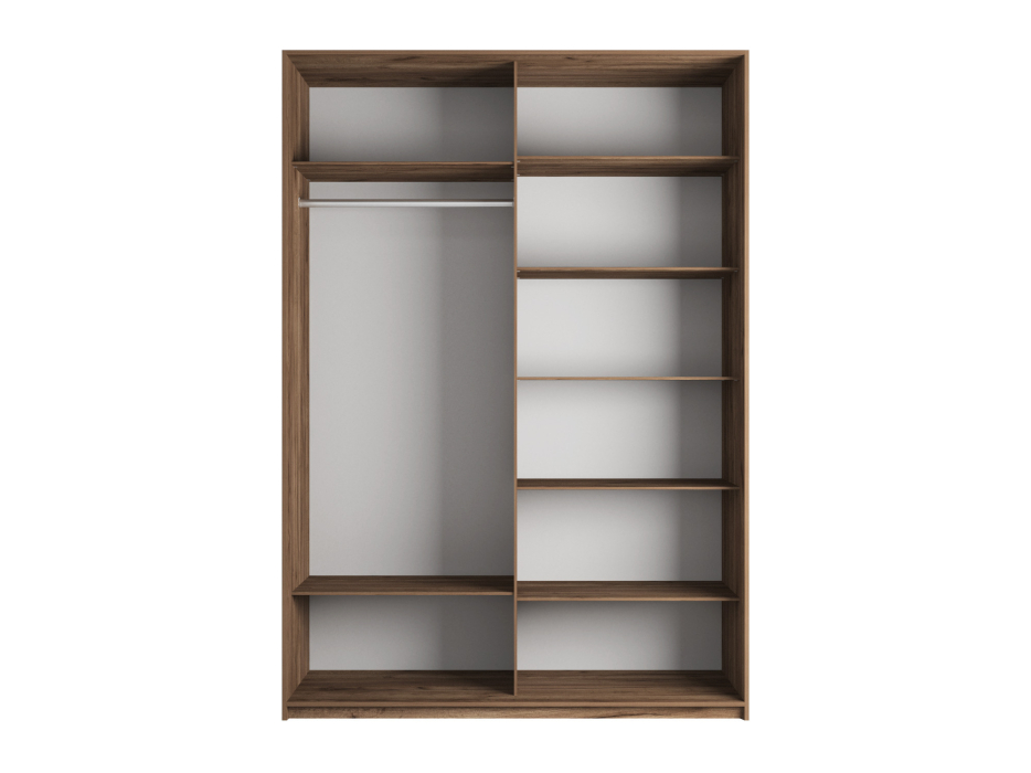 Шкафы-купе 2-х дверные, Шкаф-купе Прайм 2-х дверный Фотопечать Ленты Стекла/Доводчики 160х57х230