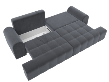 Диван прямой Лига-080, велюр SEVEN