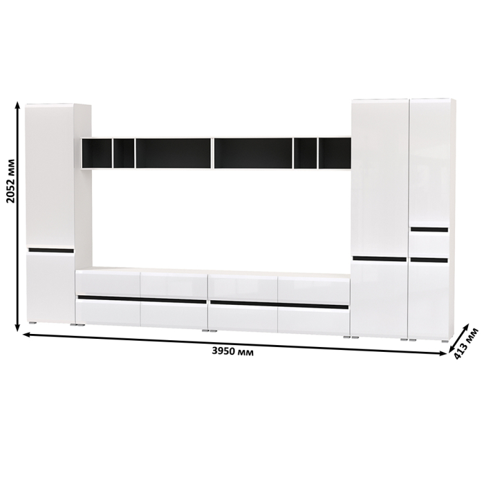 Стенки для гостиной, Сидней Комплектация № 84