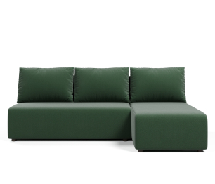 Угловой диван-кровать Каир (Комо, Крит), велюр