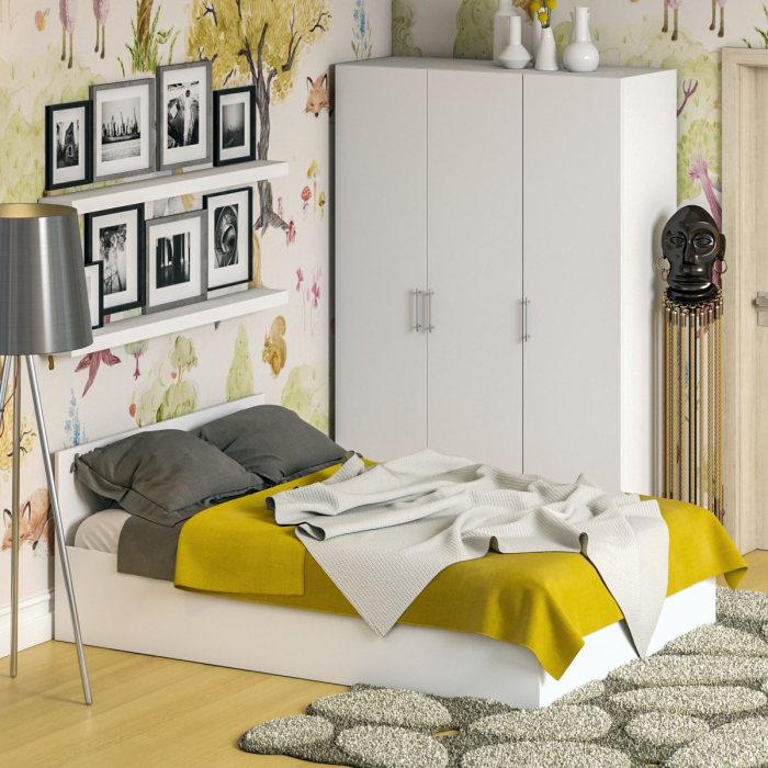 Спальные гарнитуры, Спальный гарнитур № 1 Стандарт с кроватью 1400