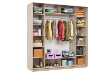 Шкаф-купе Премьер 34 (01ЗБ;01ЗБ;01ЗБ) фасады зеркало бронза/трёхдверный/Профиль чёрный муар