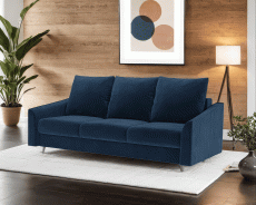 Диваны кровати со спальным местом, Диван прямой тик-так Уэльс (Велюр)