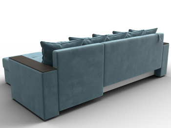 Диван угловой Дубай Лайт угол универсальный, велюр