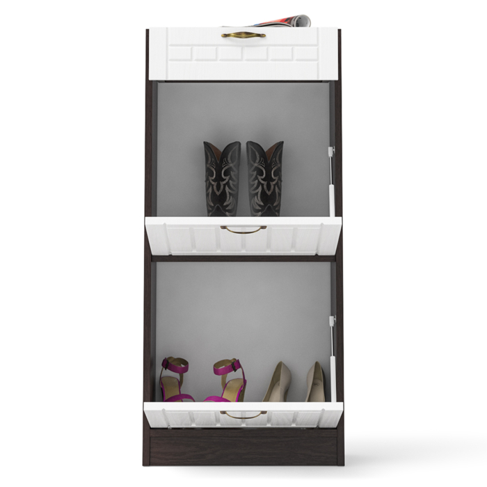 Обувницы, Обувница высокая с ящиком П-6 МДФ фрезеровка прованс