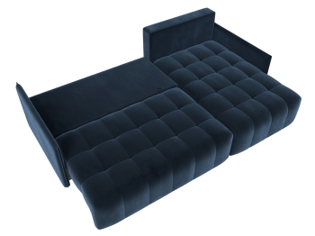 Диван угловой Лига-054 НПБ угол универсальный, велюр TOWER