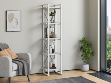 Стеллажи, Стеллаж Айсберг Лофт 40х182-2 белый