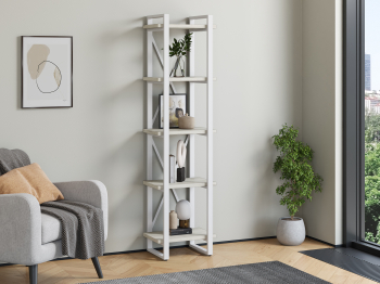 Стеллаж Айсберг Лофт 40х182-2 белый