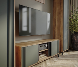 Набор мебели для молульной гостиной Богемия (Дуб барокко)