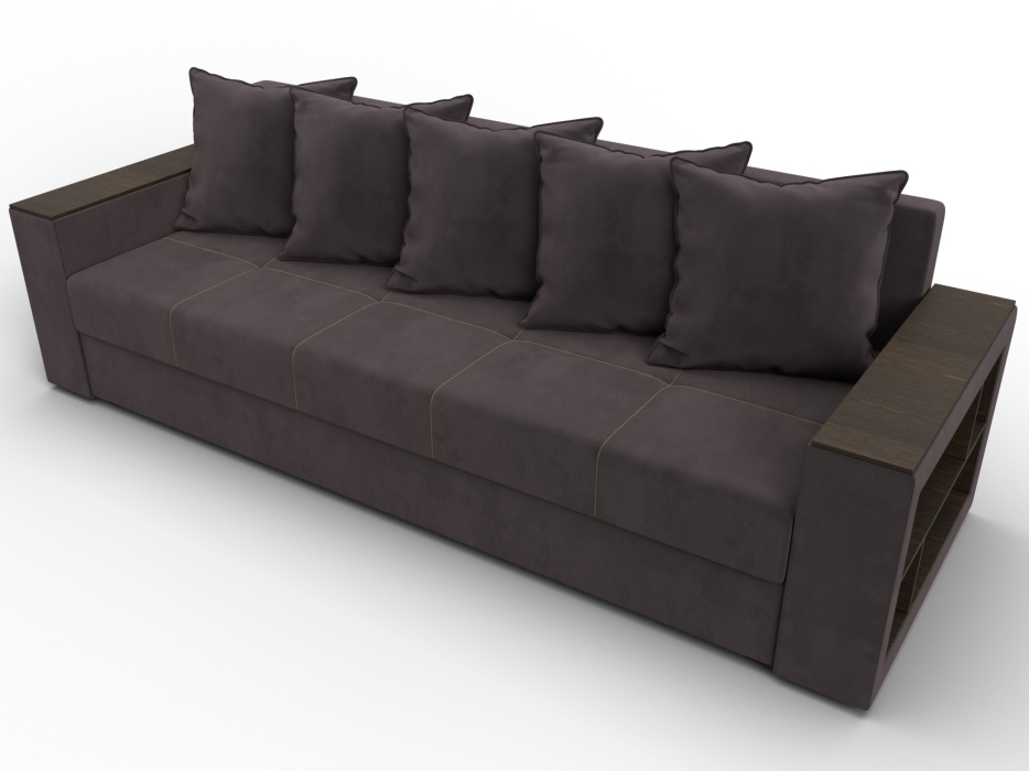 Диваны прямые, Диван прямой Дубай Лайт, велюр