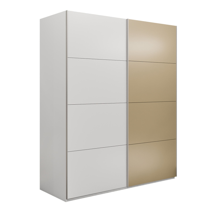 Шкафы-купе 2-х дверные, Шкаф-купе Эста 2-х дверный ДСП/Стекла фисташка/Доводчик 160х66х240