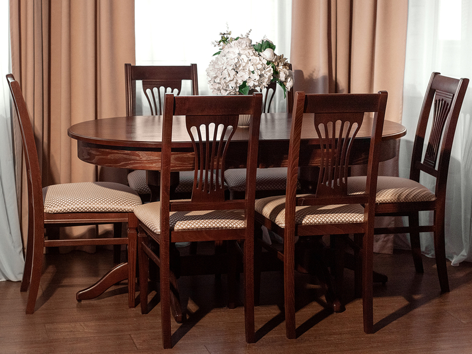 Обеденные столы, Стол обеденный Мебелик Тарун 3 раздвижной