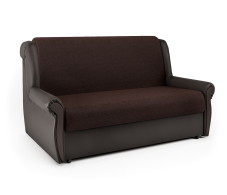 Диваны с ящиком для белья, Диван-кровать Аккорд М 160, рогожка/экокожа