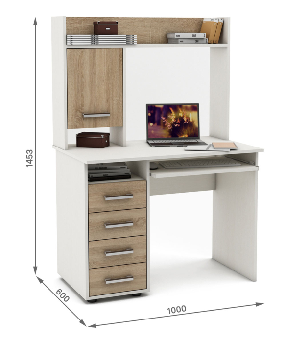 Прямые, Письменный стол Остин-12К