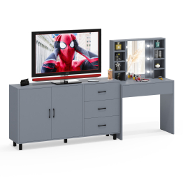 Косметический cтол с подсветкой и ящиком 115 и комод 123-1604