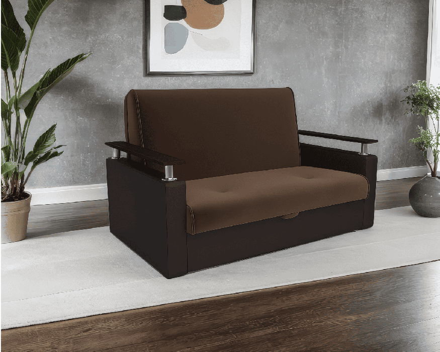 Диваны кровати со спальным местом, Диван прямой аккордеон Шарк 140 см 