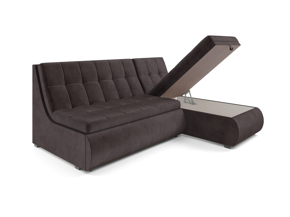 Диваны угловые в гостиную, Диван угловой Дубай (Бархат)