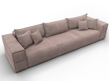 Диван прямой Лига-058 НПБ Лонг, велюр TOWER