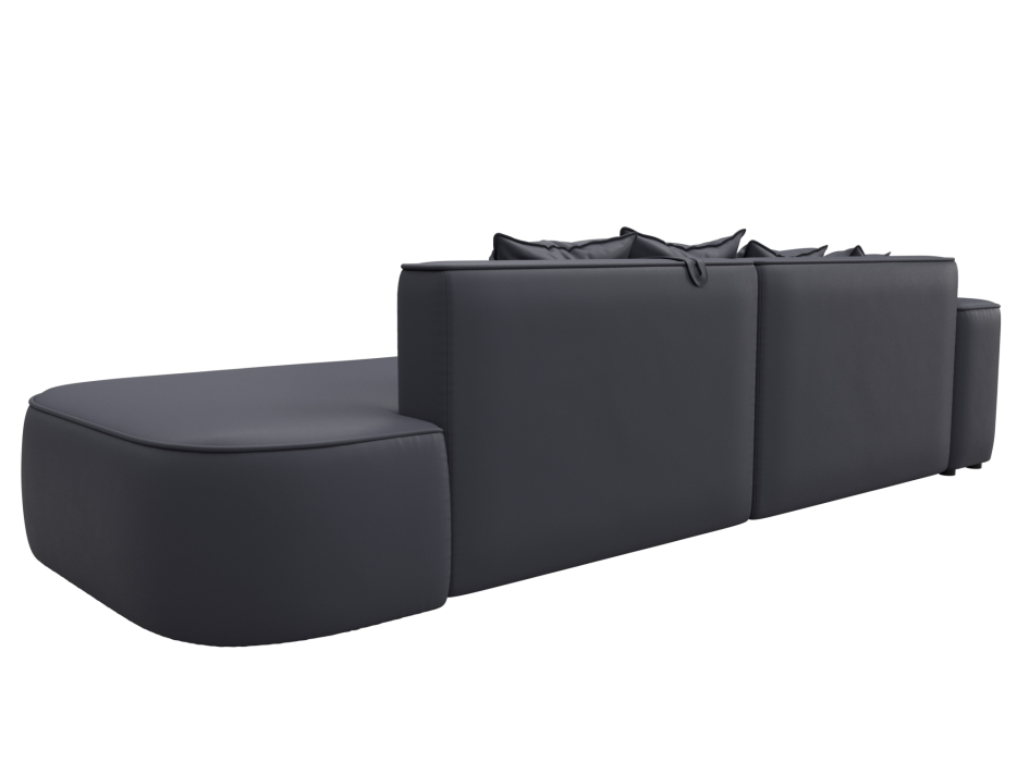 Диваны угловые в гостиную, Диван угловой Лига-065 угол левый, экокожа GRIFON