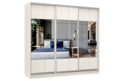 Шкаф-купе Премьер Лайт 57 (05;05;05) трехдверный