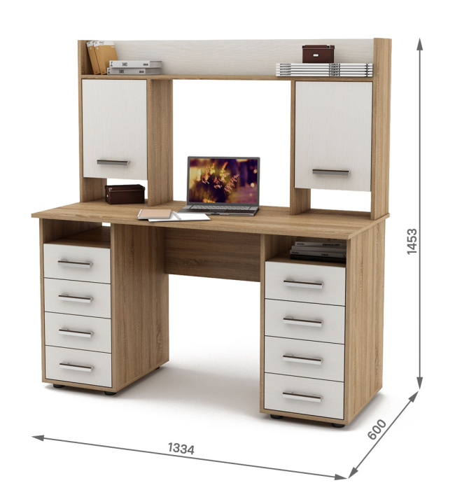 Прямые, Письменный стол Остин-14