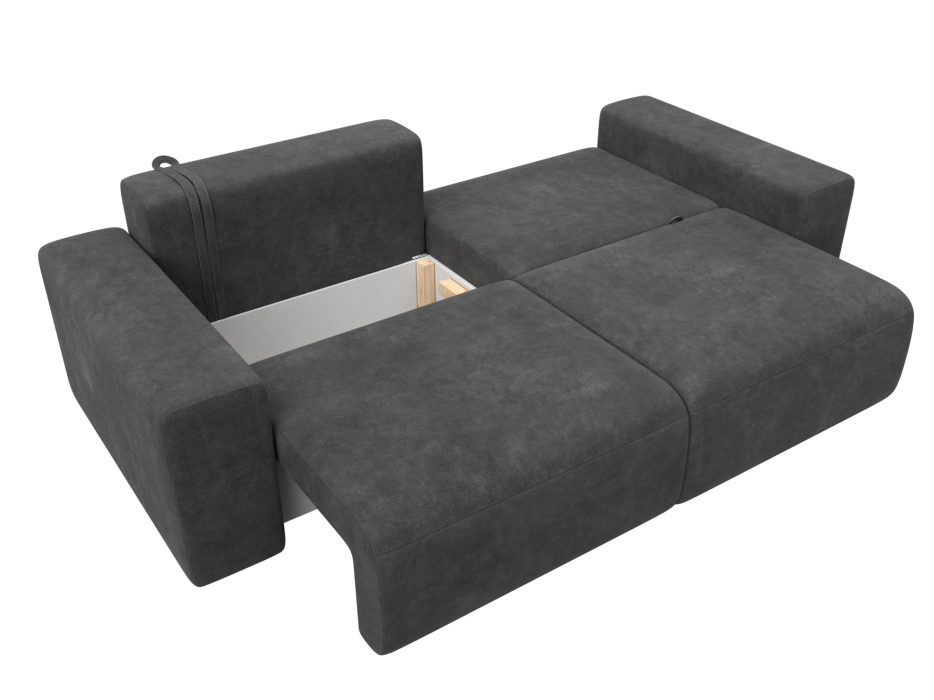 Диваны еврокнижки, Диван прямой Лига-036 НПБ Классик, велюр BRUT