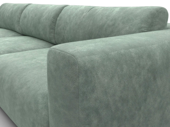 Диван угловой Лига-066 НПБ Лонг угол левый, велюр BRUT