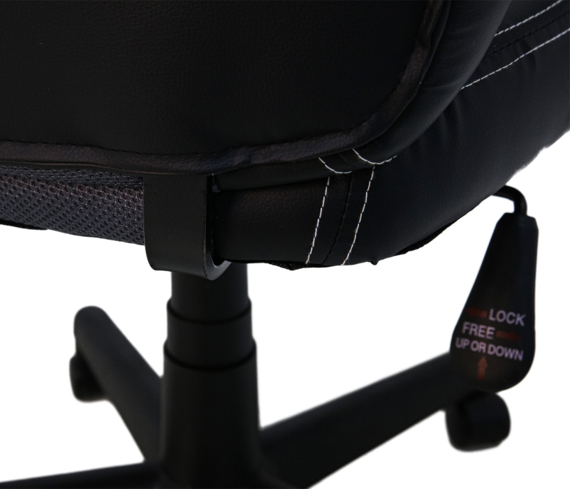 Для офиса и дома, Кресло поворотное RACER (серый/черный)