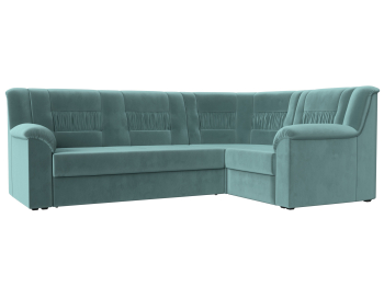 Угловой диван Карелия правый, велюр