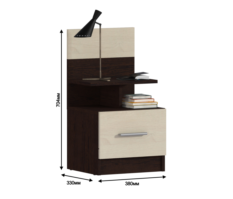 Прикроватные тумбы, Тумба Уют СБ-2748/1