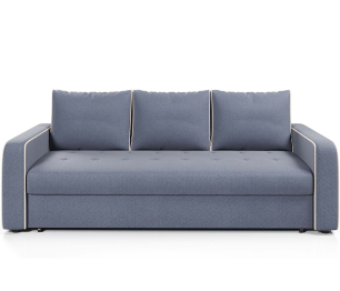 Диван-кровать прямой Атланта с кантом еврокнижка,велюр