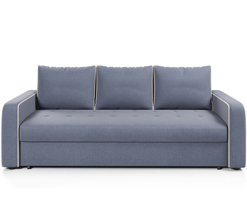 Диваны еврокнижки, Диван-кровать прямой Атланта с кантом еврокнижка,велюр