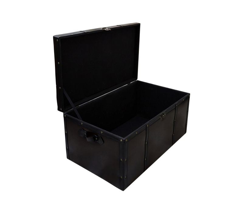 Банкетка в прихожую, Банкетка с ремнями размер L