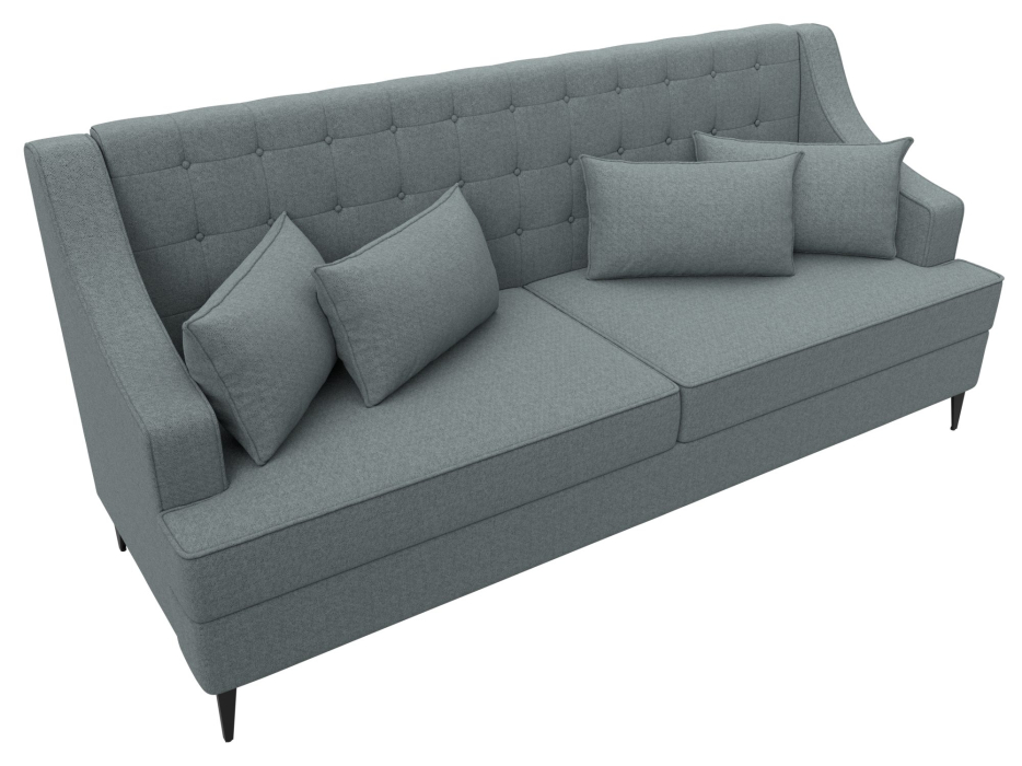 Дизайнерские диваны для гостиной, Диван кухонный прямой Марк, рогожка Амур