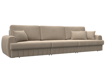 Диван прямой Лига-057 НПБ Лонг, велюр SEVEN