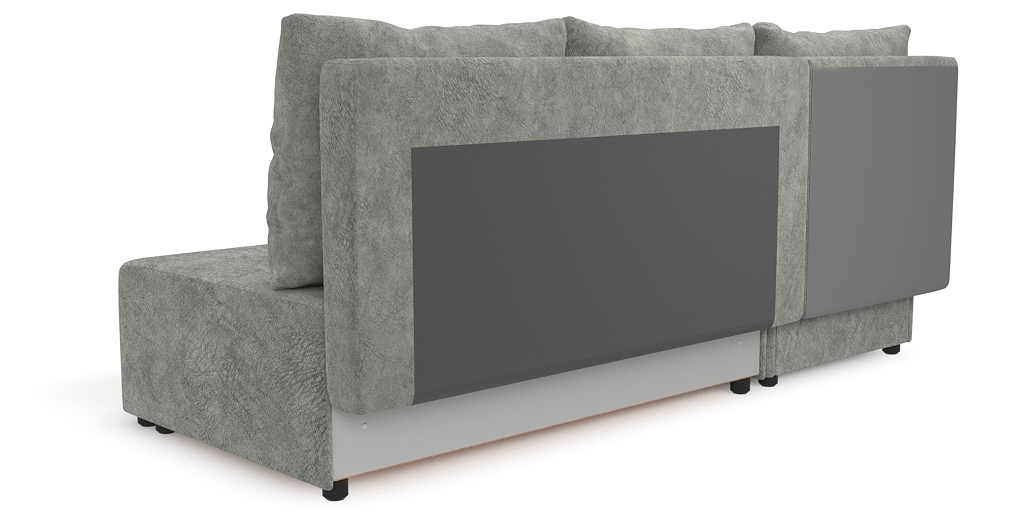 Диваны угловые в гостиную, Угловой диван Каир Lux, велюр, левый