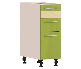 Регина РСЯ-30 Стол с ящ Песочный/Оливковый глянец