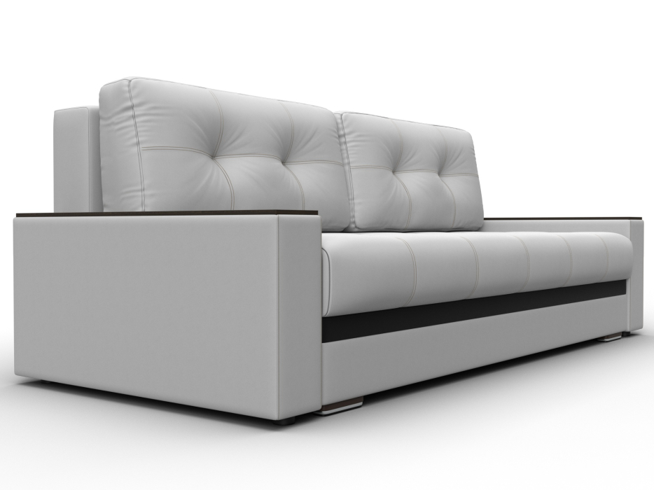 Диваны прямые, Диван прямой с декором Лига-096 НПБ, экокожа