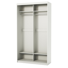 Шкаф-купе 2-х дверный Эконом платяной 100х60х200